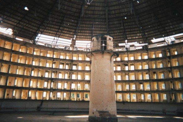 Like this prison in Cuba, the NSA has turned the U.S.A. into a place where the watchmen can see all.